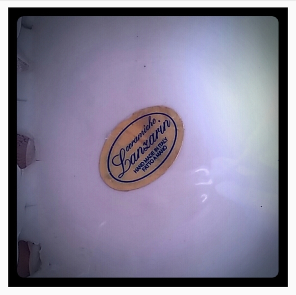 Vintage Lanzarin Ceramic Holiday Basket - Picture 5 of 8